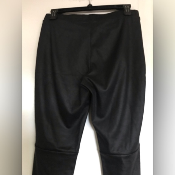 TROUVE , size S , leather like fabric  , woman’s pants , long leg , black color - Picture 13 of 16